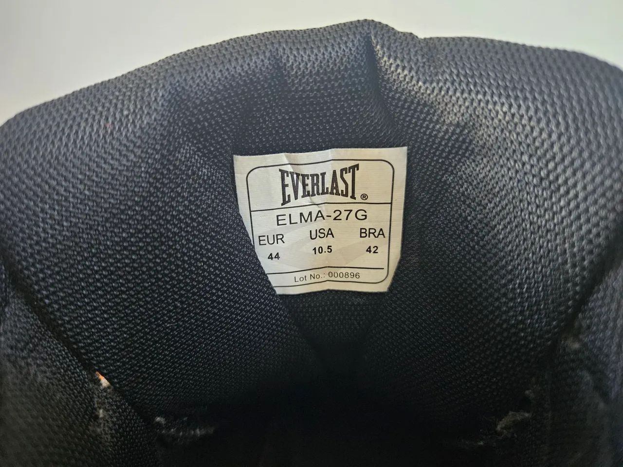 Bota sapatilha sapato tênis wrestling luta kart Everlast semi nova usada pra tocar bateria - Foto 6