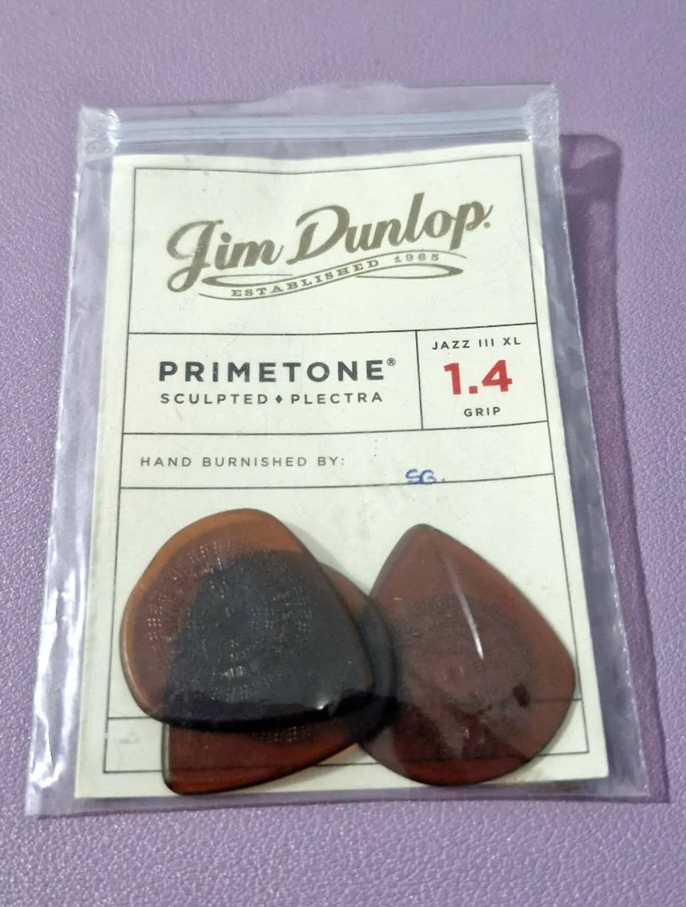 その他 jim Palhetas Jim Dunlop primetone sculpted+plectra JAZZ III XL 1.4