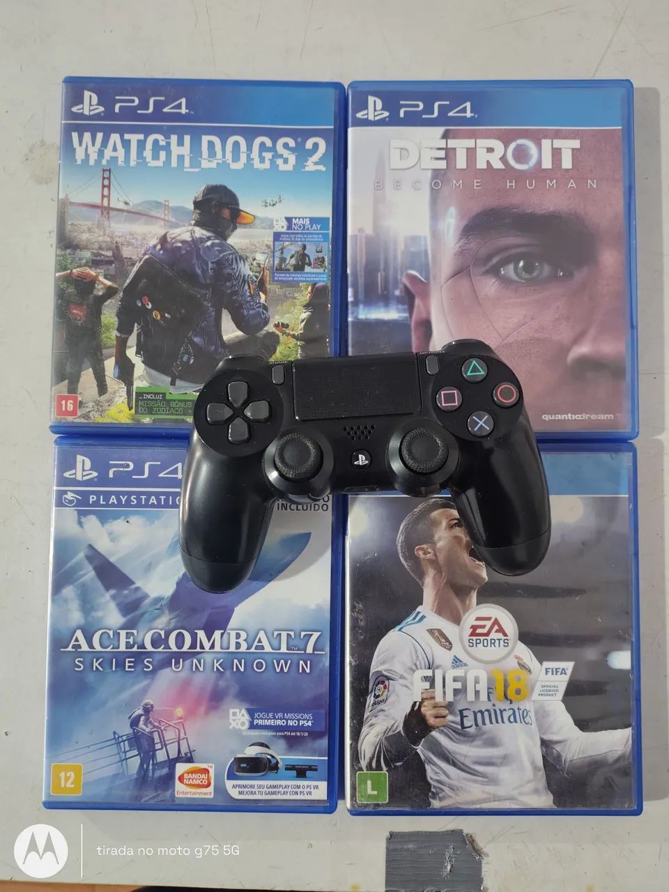 Controle PS4 mais 4 jogos  - Foto 5