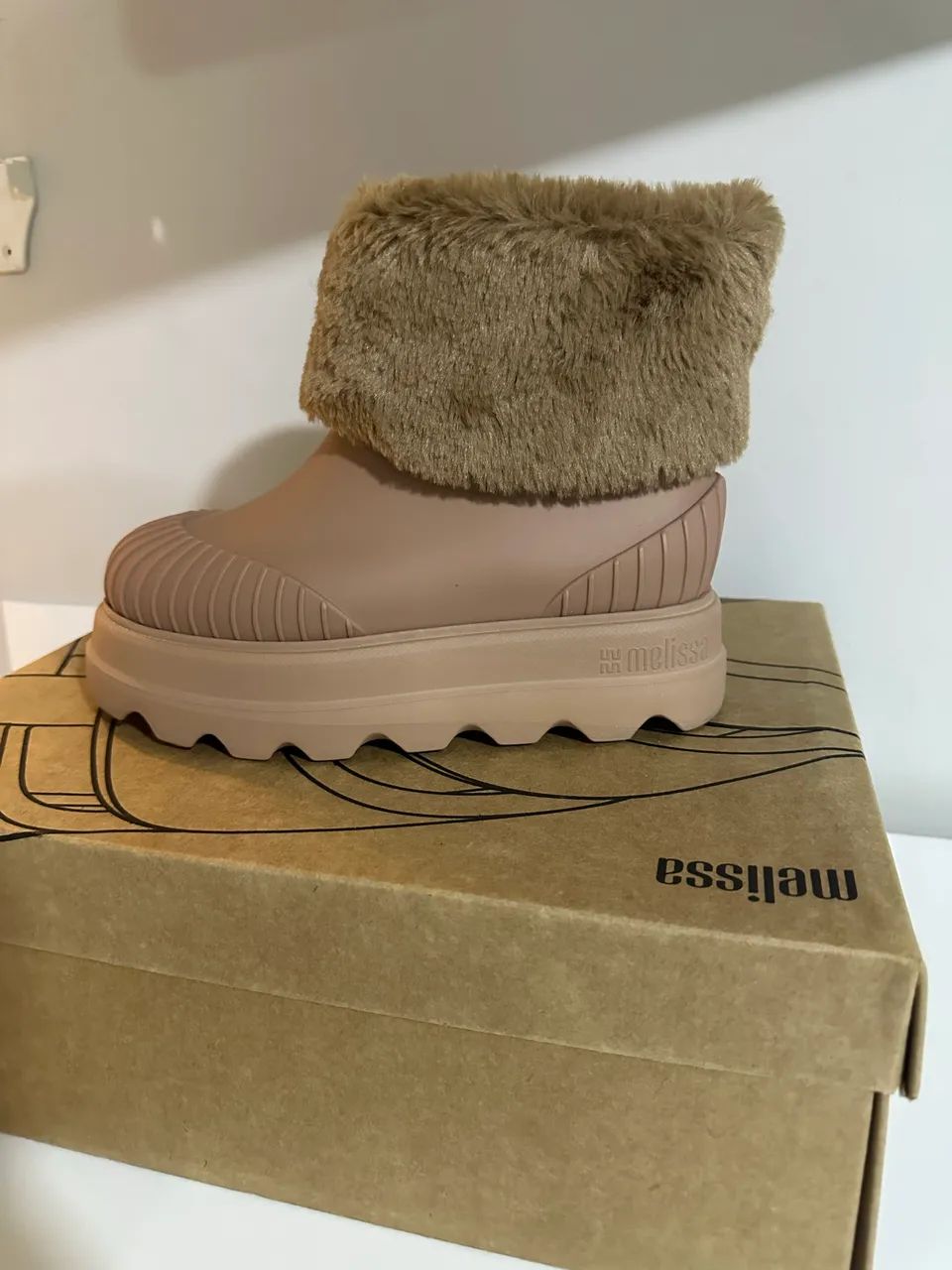 Melissa Warm Boot Marrom - Tam. 33/34 | Pouquíssimo uso ? - Foto 2