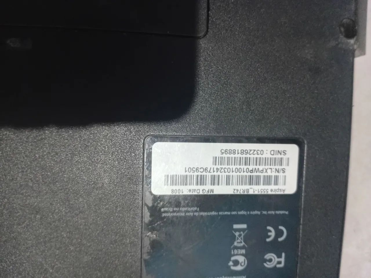 Carcaça completa recondicionada acer 5551 - Foto 4