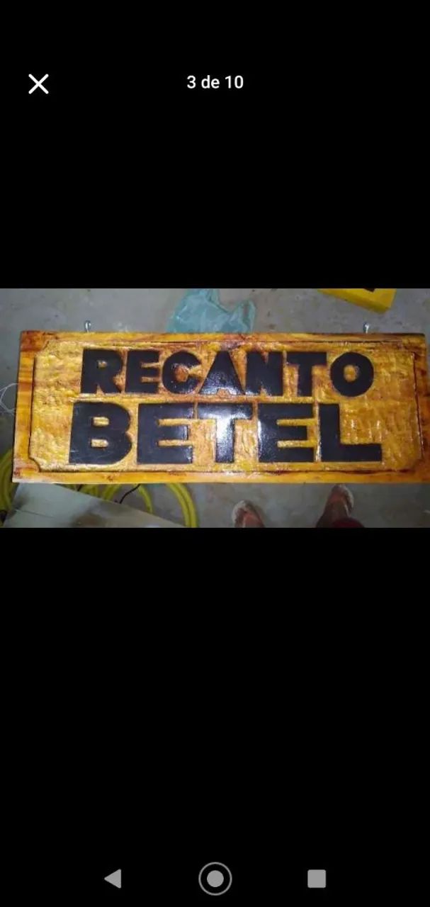Placa entalhada  - Foto 5