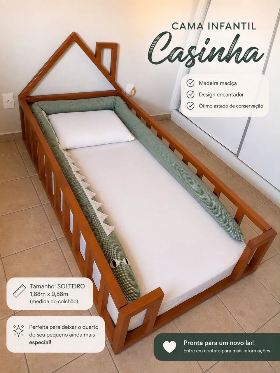 Cama montessoriana 