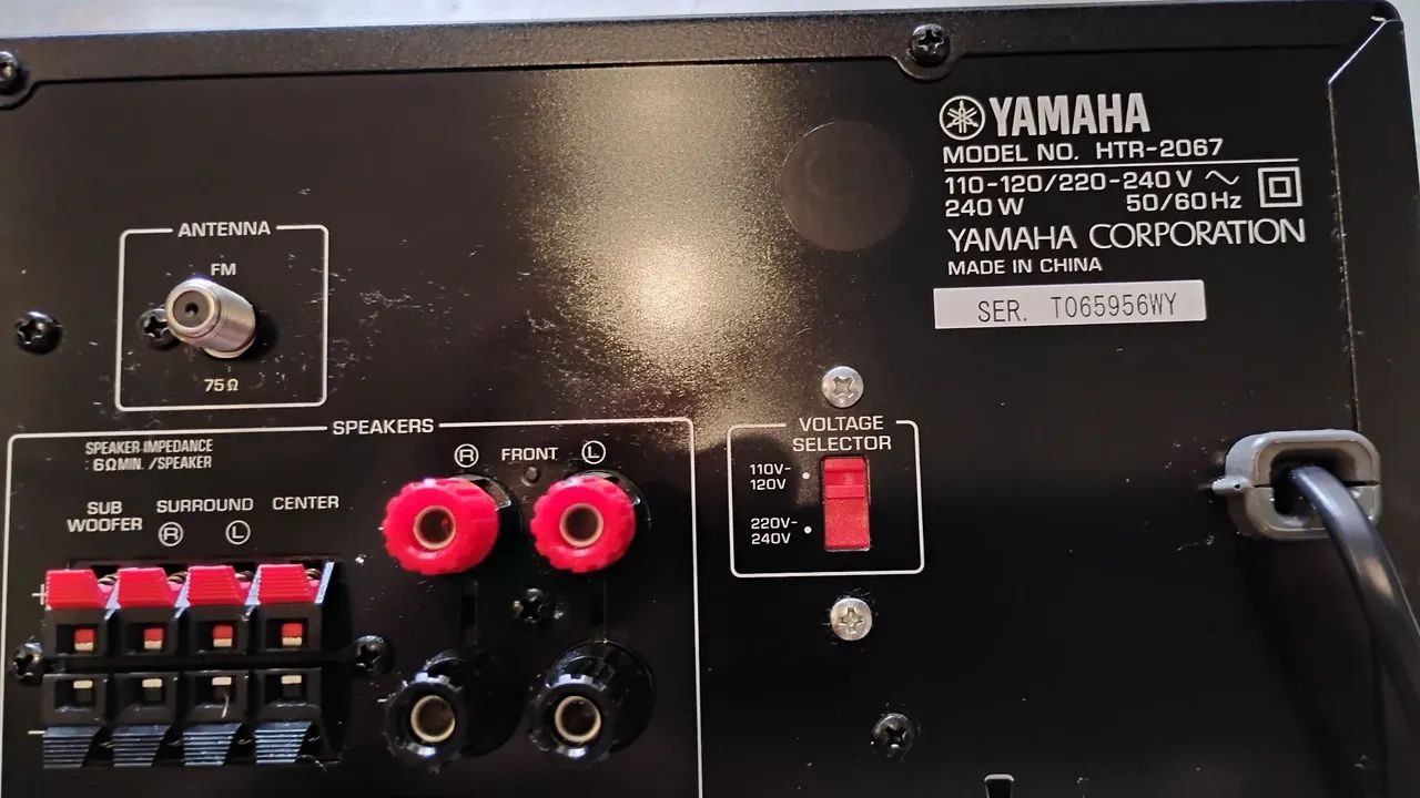 Receiver Yamaha HTR 2067 - Foto 3