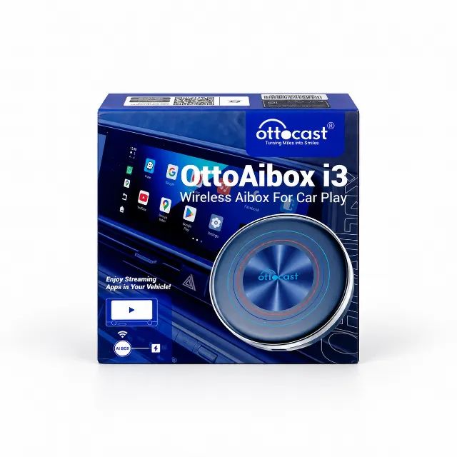 Streaming para central multimídia automotiva compatível com CarPlay OttoAibox i3 OttoCast