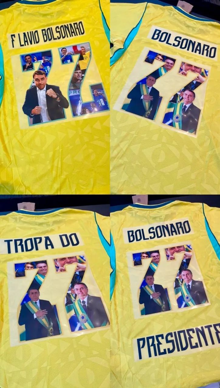 Camisa do Brasil , Lula e Flávio .  - Foto 5