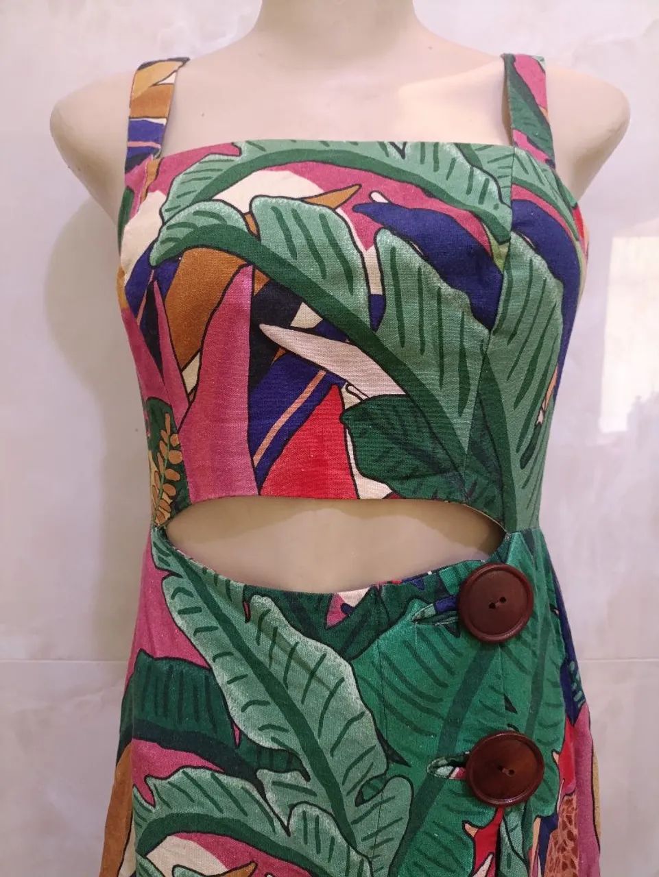 Vestido Saia Envelope Tam P - Foto 3