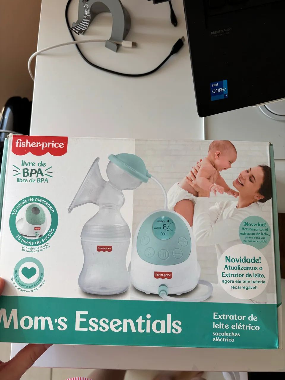Bombinha extratora de leite elétrica Fisher Price - Foto 2
