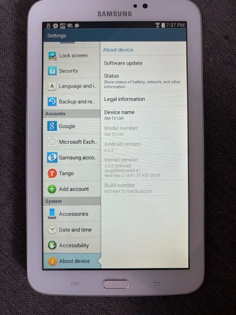 Galaxy Tab 3 T210 - Foto 2