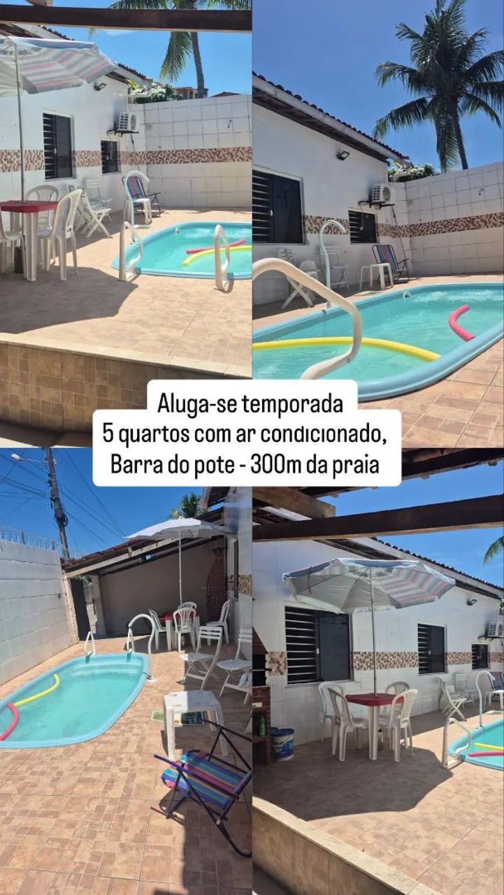 Casa com piscina 5/4 climatizada