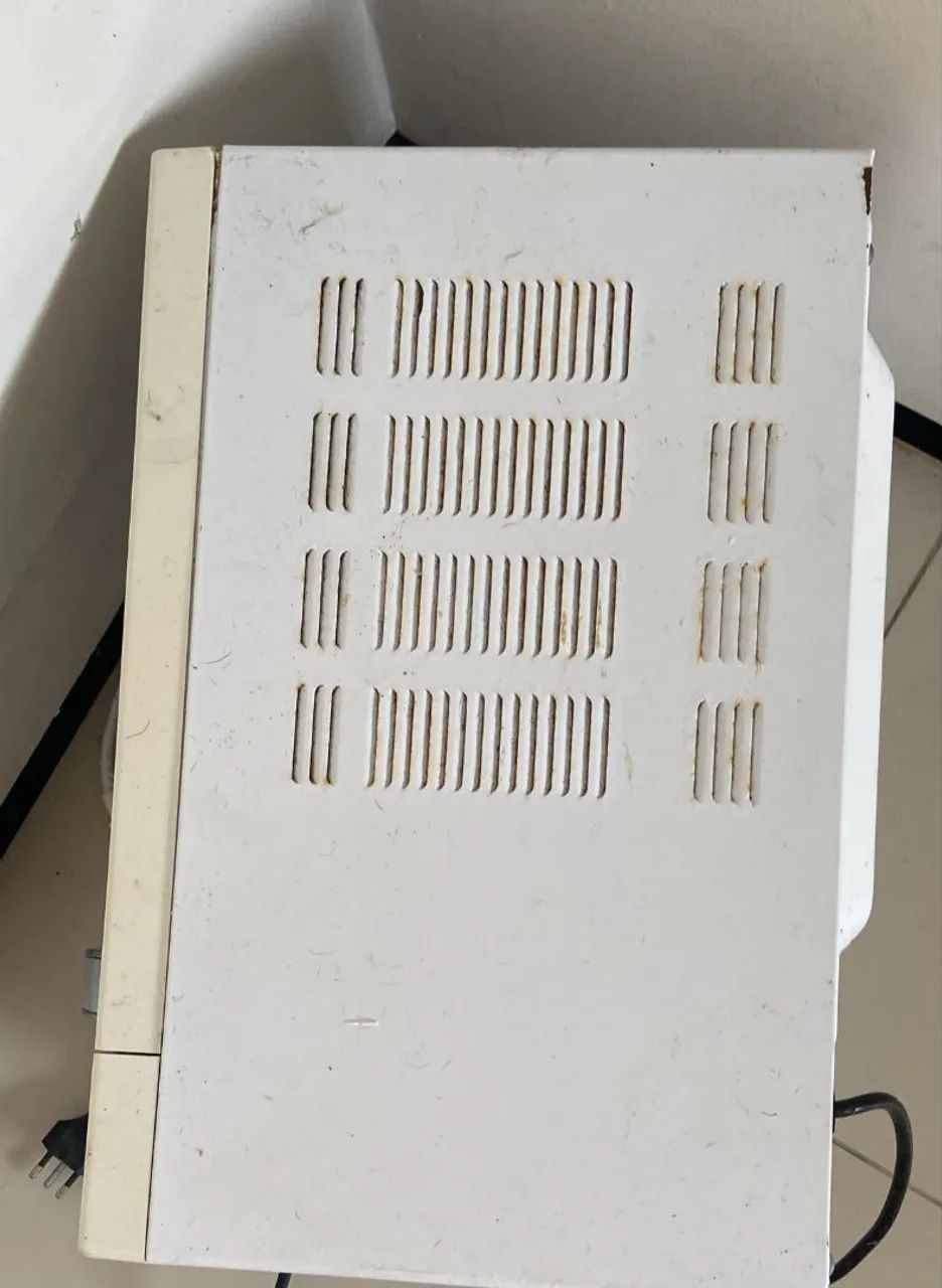 Microondas com defeito 