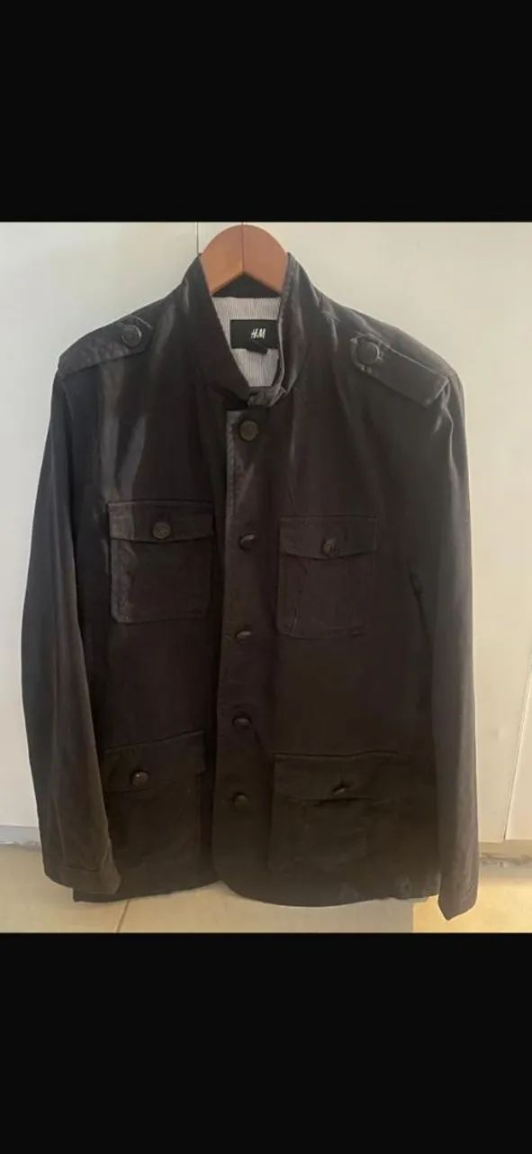 JAQUETA H&M PRETA ORIGINAL<br>