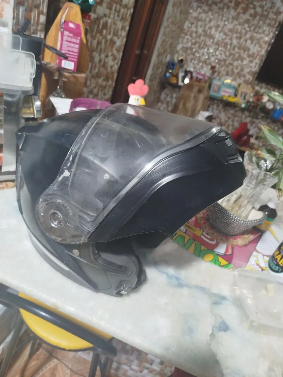 Capacete Norisk Com óculos e escamoteável