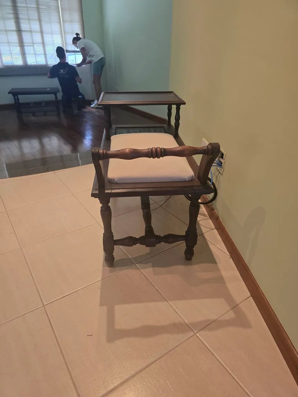 Mesa de telefone antiga - Foto 2