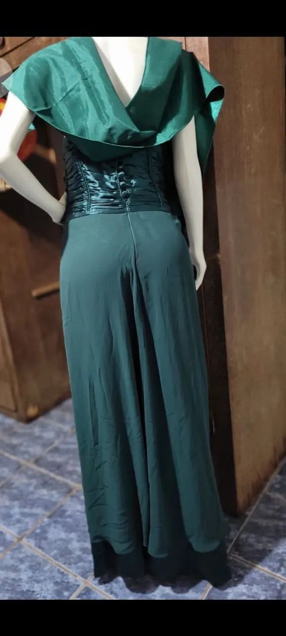 Vestido Festa  verde M - Foto 3