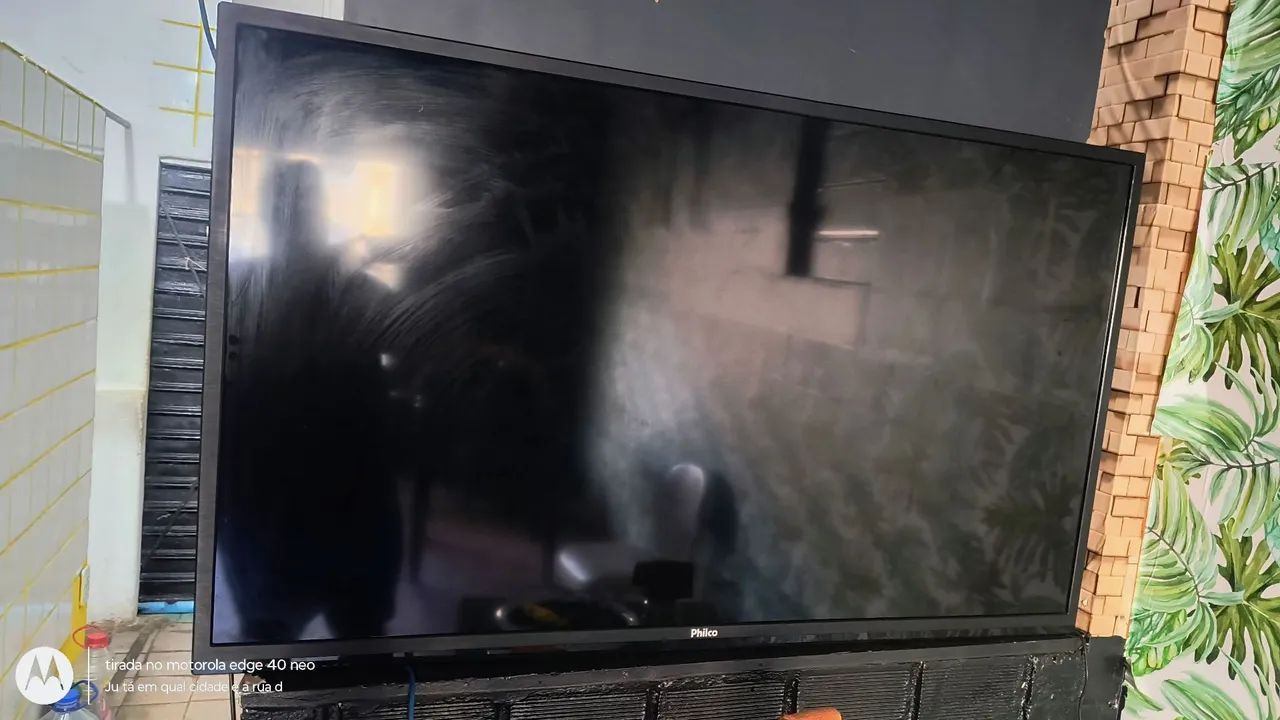 Tv Philco de 60 polegadas Smart 4k  com aparelho de internet da Intelbras