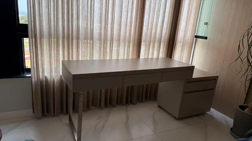 Bancada de marfim com seis gavetas - Foto 3