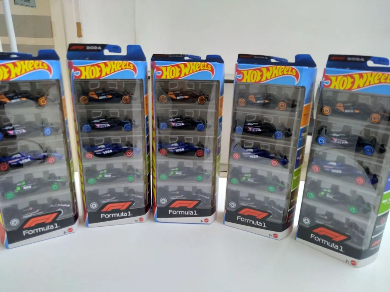 5-Pack Fórmula1 HotWheels da Mattel  - Foto 4