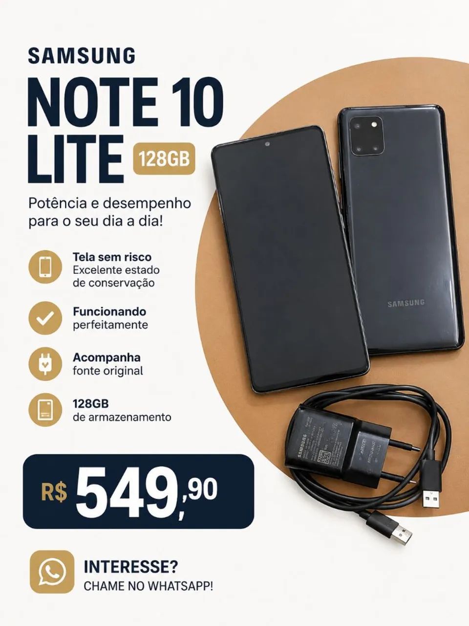 Celular Samsung Note 10 Lite