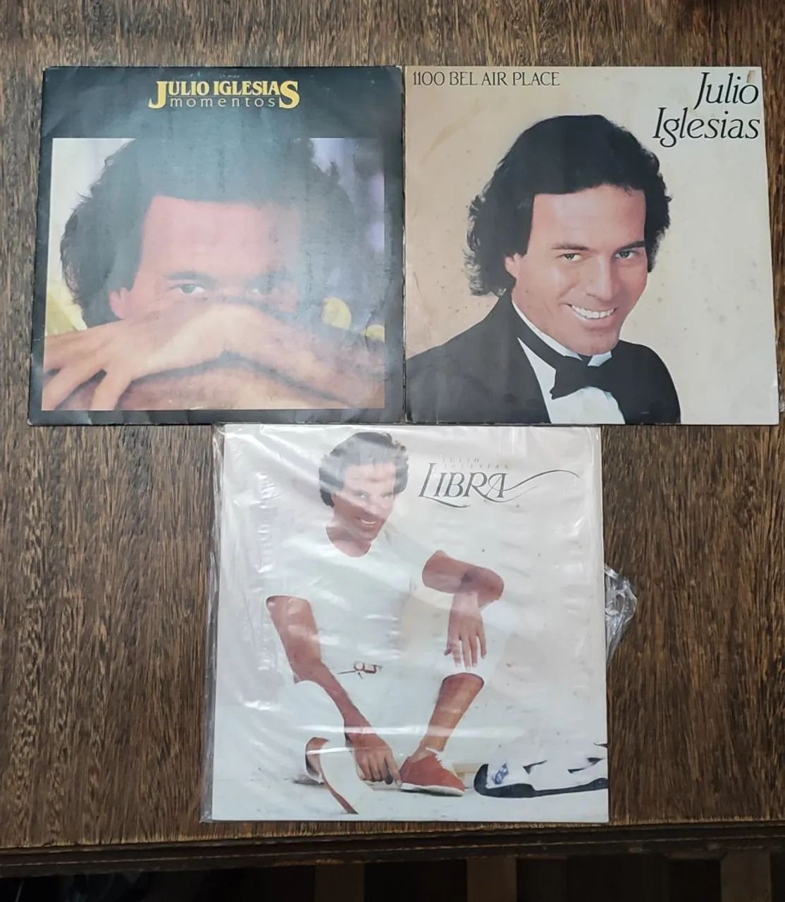 Lote 3 Discos Vinil Julio Iglesias LPs Antigos