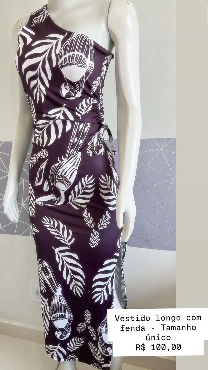 Vestido longo tamanho único 