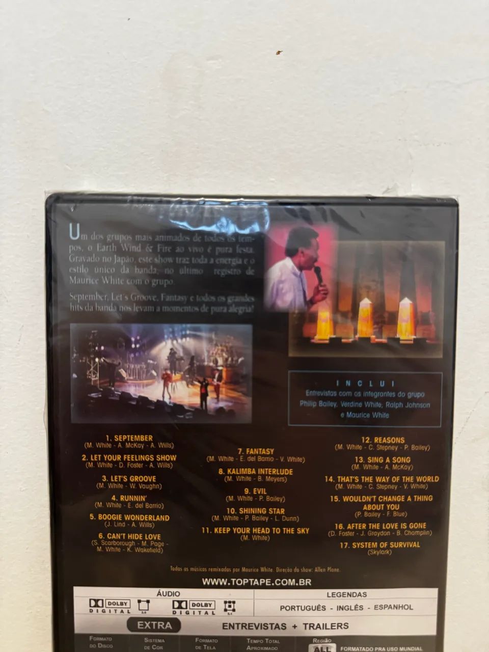 DVD: Earth Wind & Fire Ao vivo - Lacrado - Foto 2