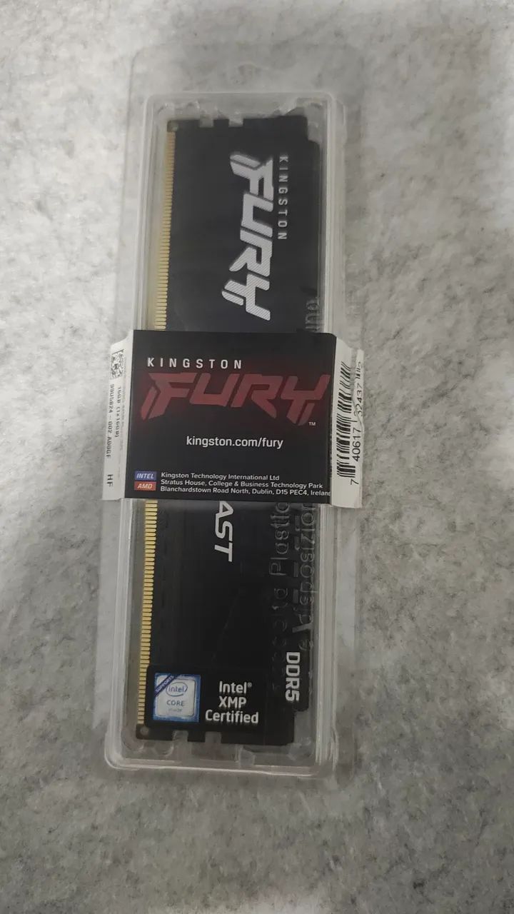 Memória ram DDR5 16gb Fury Beast