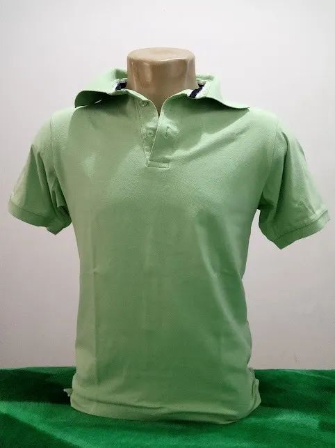 Camisa Polo Masculina Verde Claro 