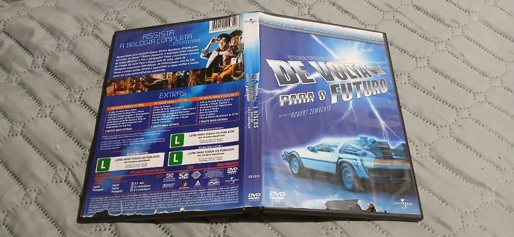 Box DVD - De Volta para o Futuro (Trilogia Completa) - Original - Foto 3