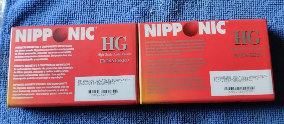 Kit 2 fitas k7 Nipponic Extra Ferro HG LACRDAS - Foto 4