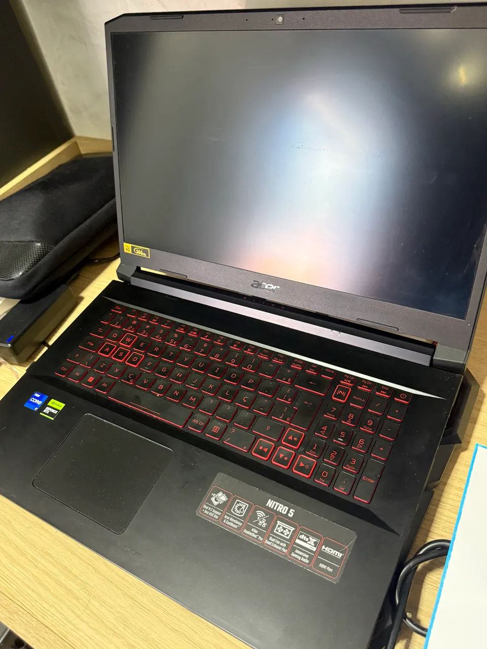 Acer Nitro 5 - Core i7 RTX3050 16gb RAM  SSD 512gb  Tela 15,6 FHD 144hz + case - Foto 3