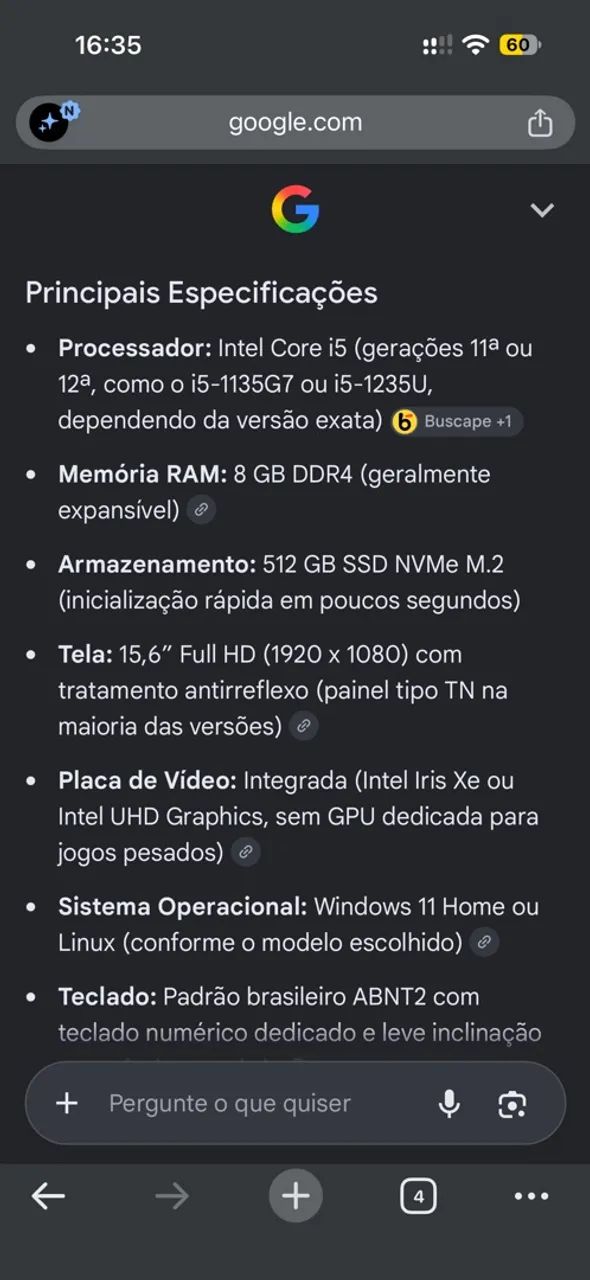 Notebook VAIO