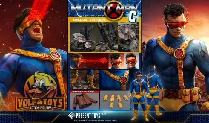 Ciclope xmen - Present Toys deluxe com base  1/6 marvel  - Foto 2