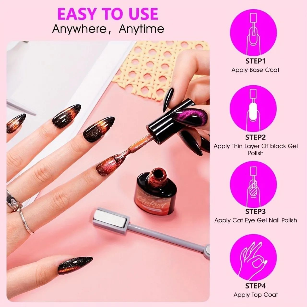 Promoção!!! Kit Esmalte em Gel 9D 8ml 6pcs - Foto 2