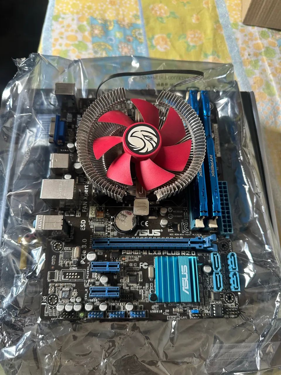 Kit Processador + Placa Mãe + Memória Ram