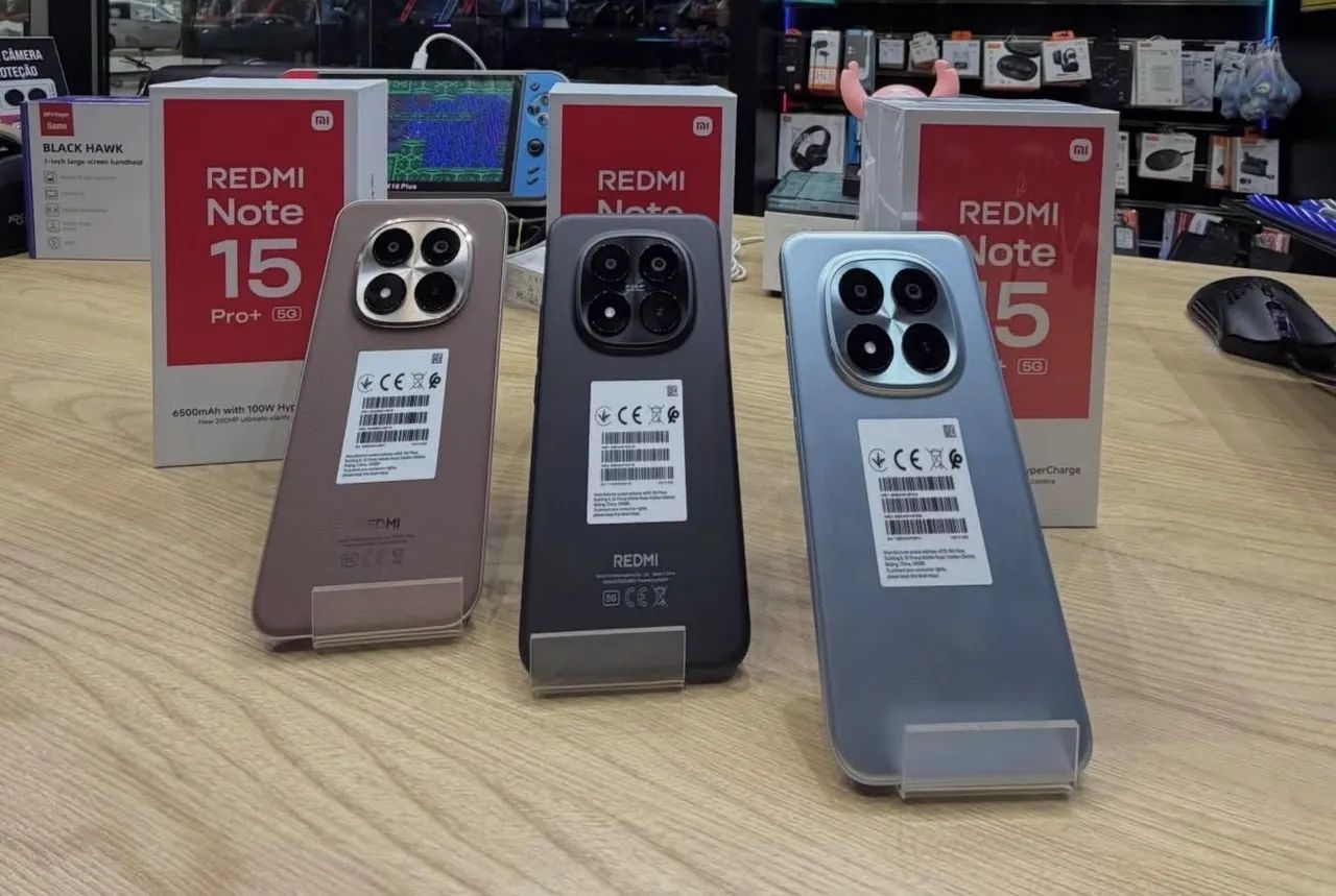 Redmi Note 15 Pro Plus 12+512GB R$2899,00 Lacrado 