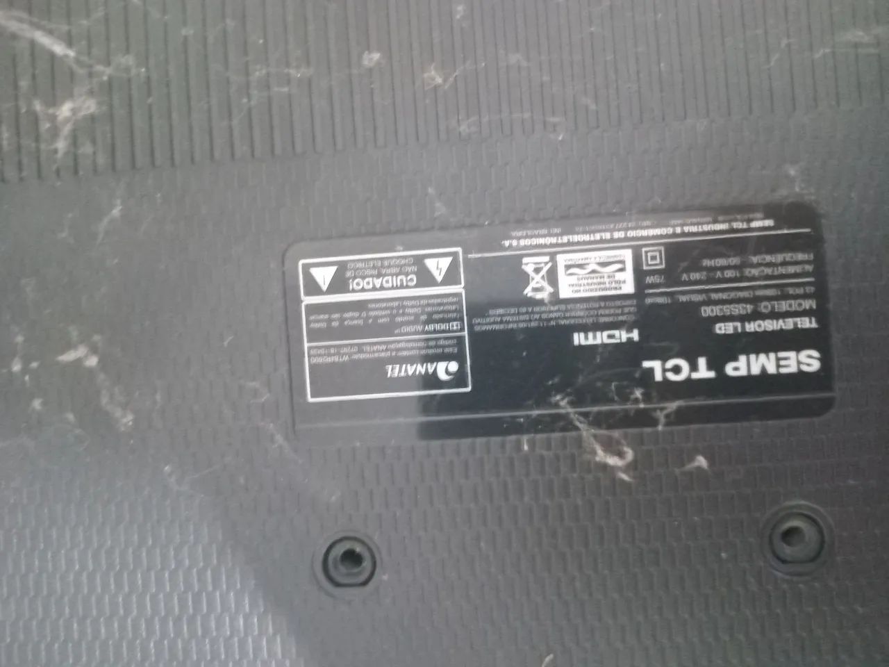 TV smart 43" com defeito - Foto 3