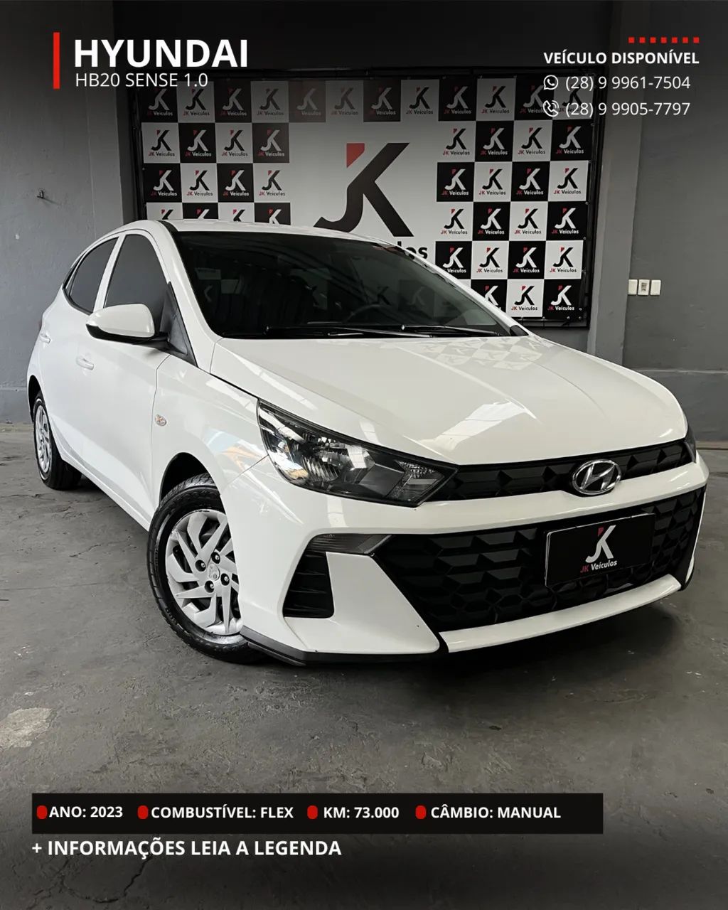 Hyundai Hb20 HB20 Sense 1.0 Flex 12V Mec. 2023
