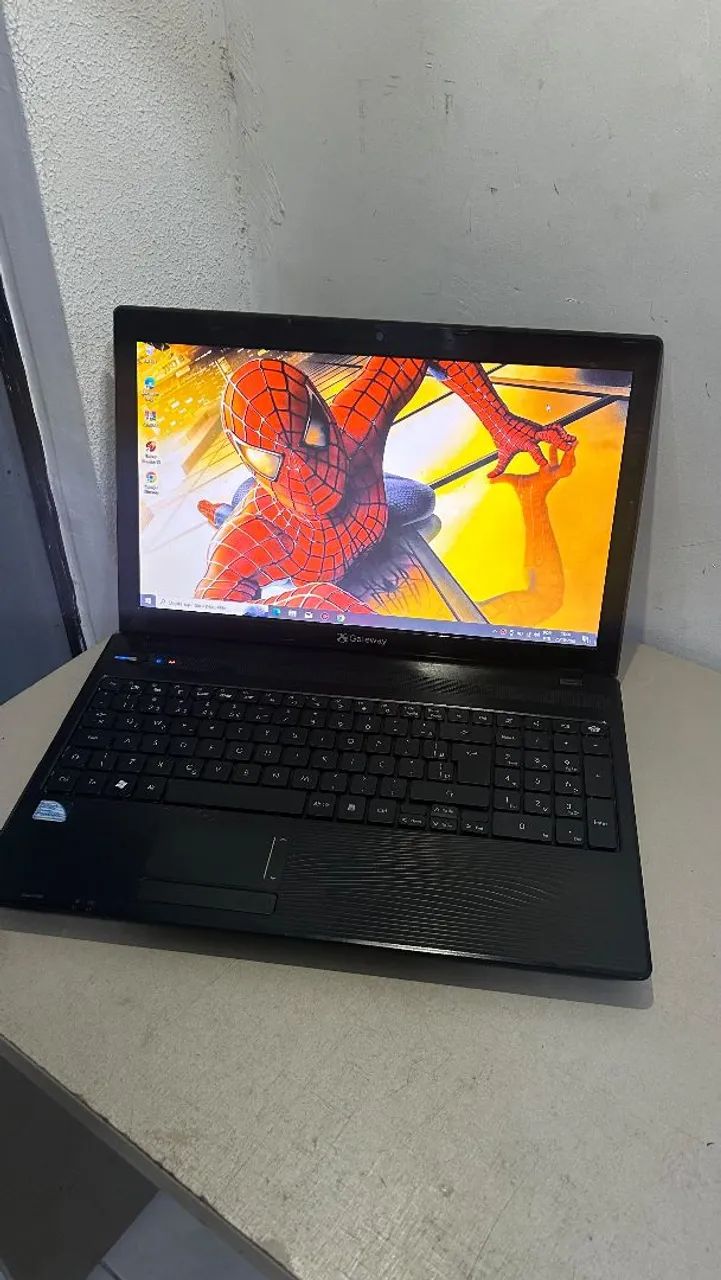 Notebook Gateway core i7 6GB RAM SSD perfeito 