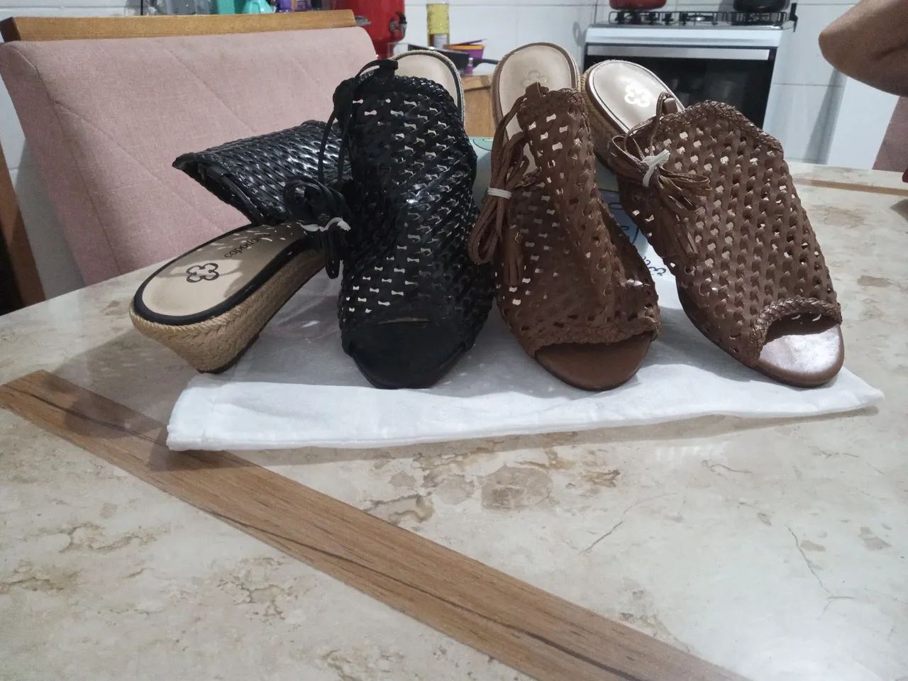Kit de sandália da marca capodarte  - Foto 2