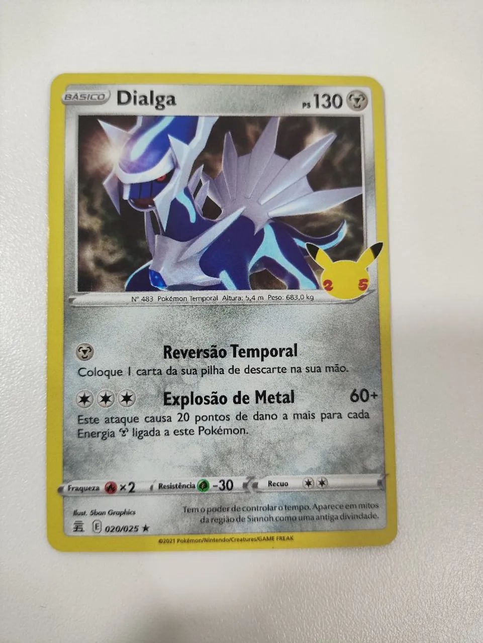 Lote com 8 Cartas pokémon aniversário de 25 anos - Foto 4