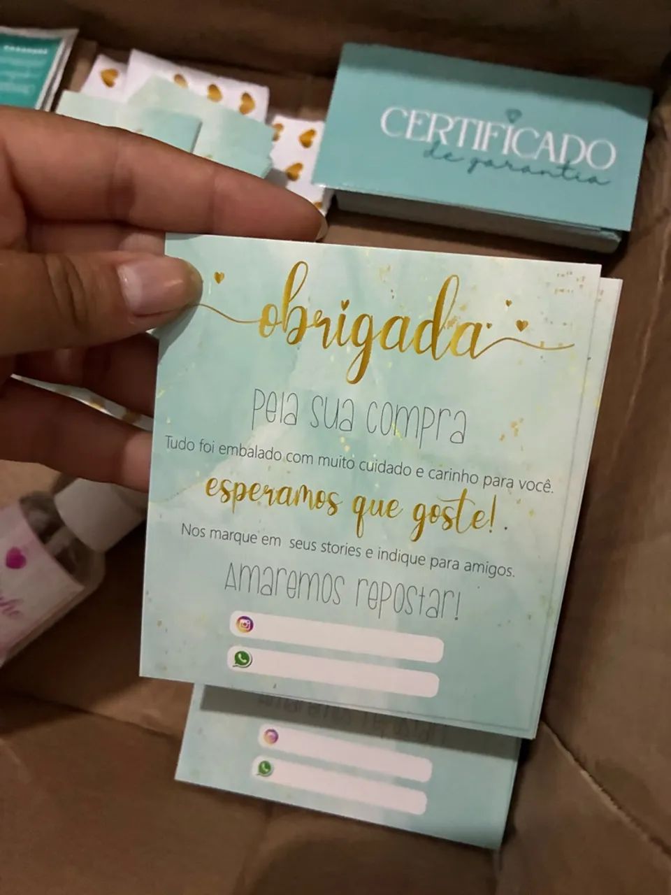 Kit empreendedor cartões  - Foto 5