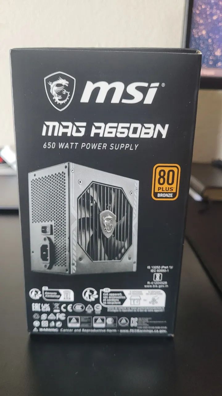 Fonte MSI  MAG A650BN 650W - Foto 2