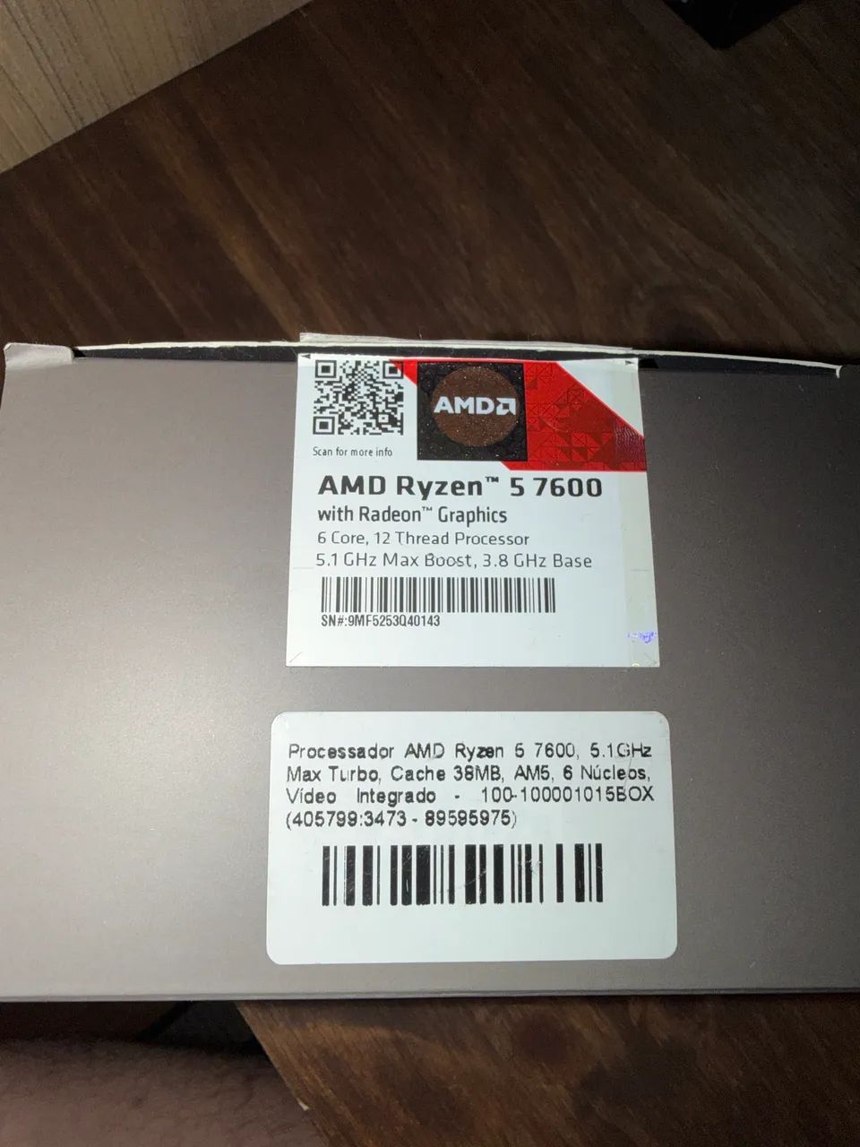 Processador Ryzen 5 7600 - Foto 2