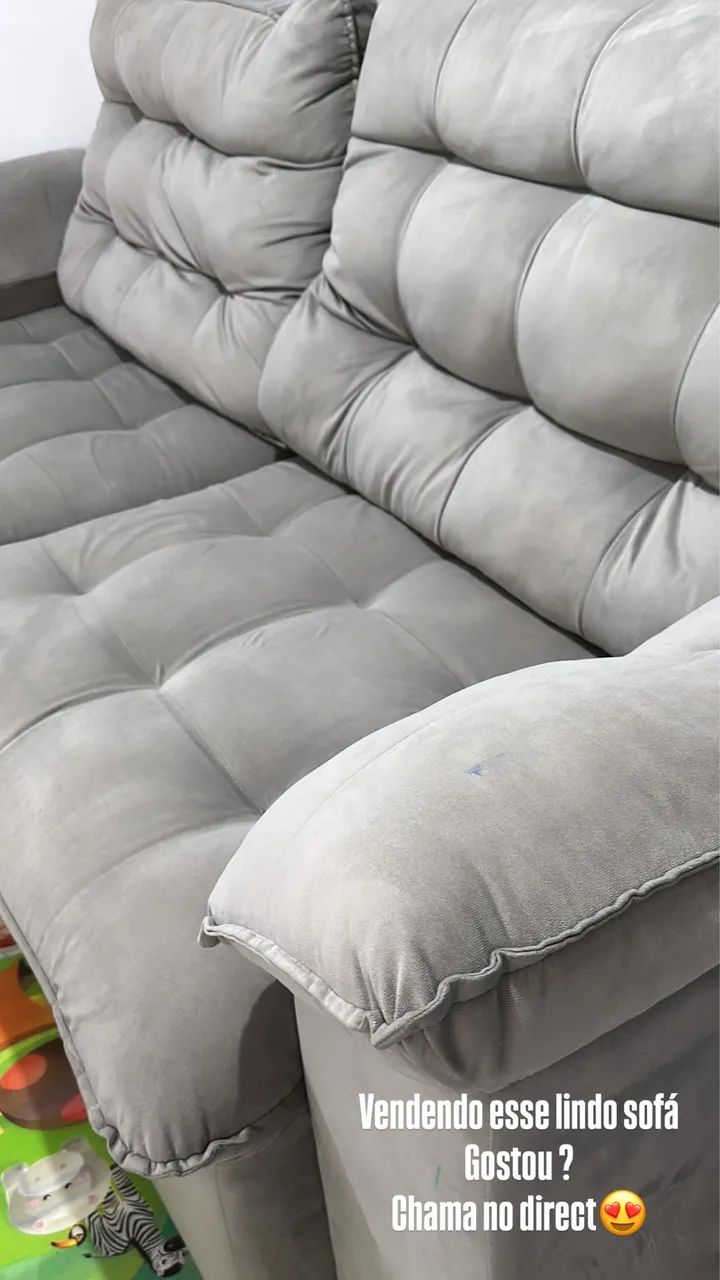 Sofá retrátil 4 lugares  - Foto 2