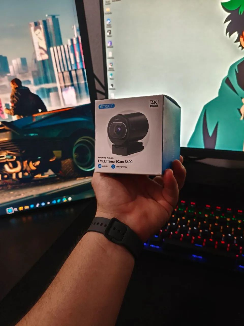 Webcam 4K Emeet s600