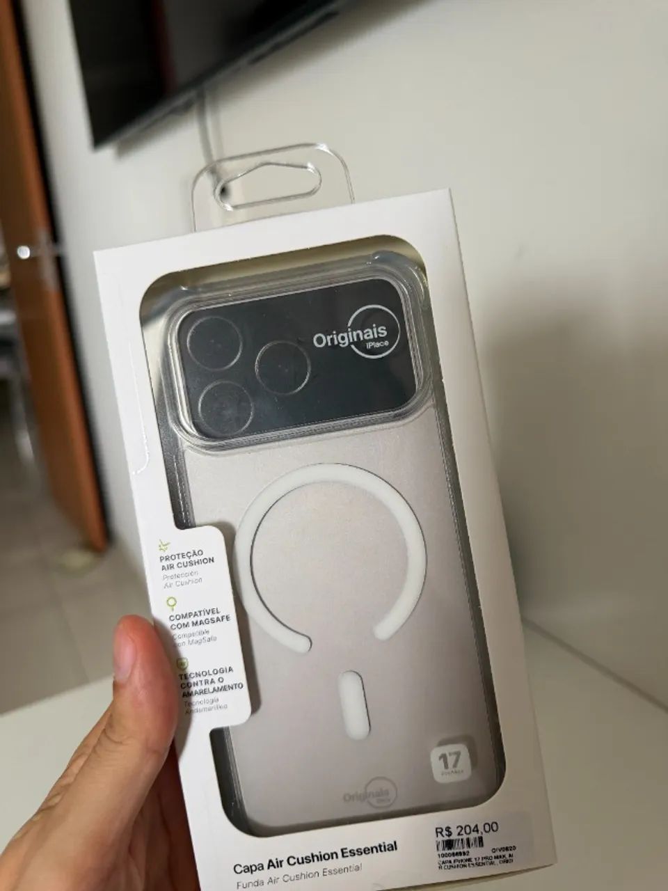 Capa iPhone 17 Pro Max Original iPlace Sem uso