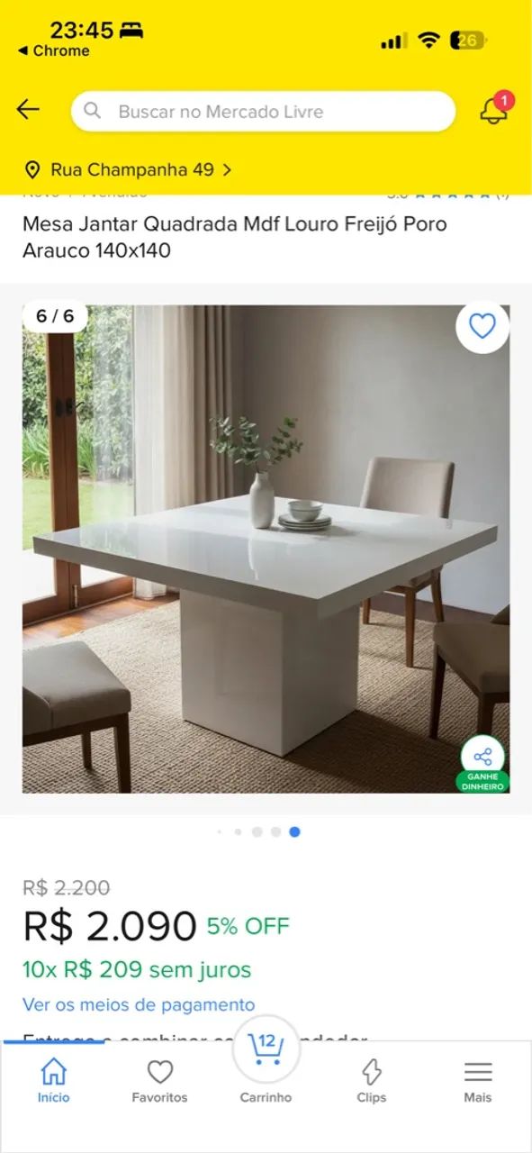 Mesa 1,40x1,40 excelente estado ( com opção de cadeiras) - Foto 5