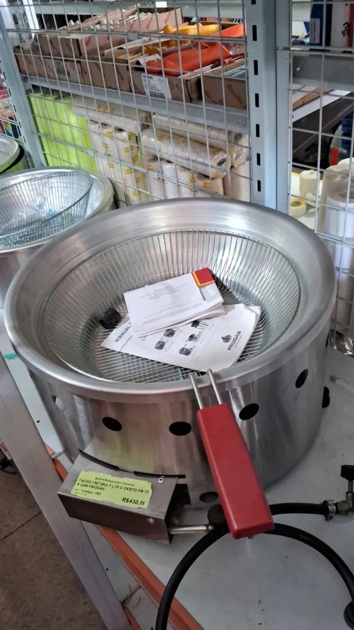 FRITADEIRA A GAS 7 LITROS - NOVO