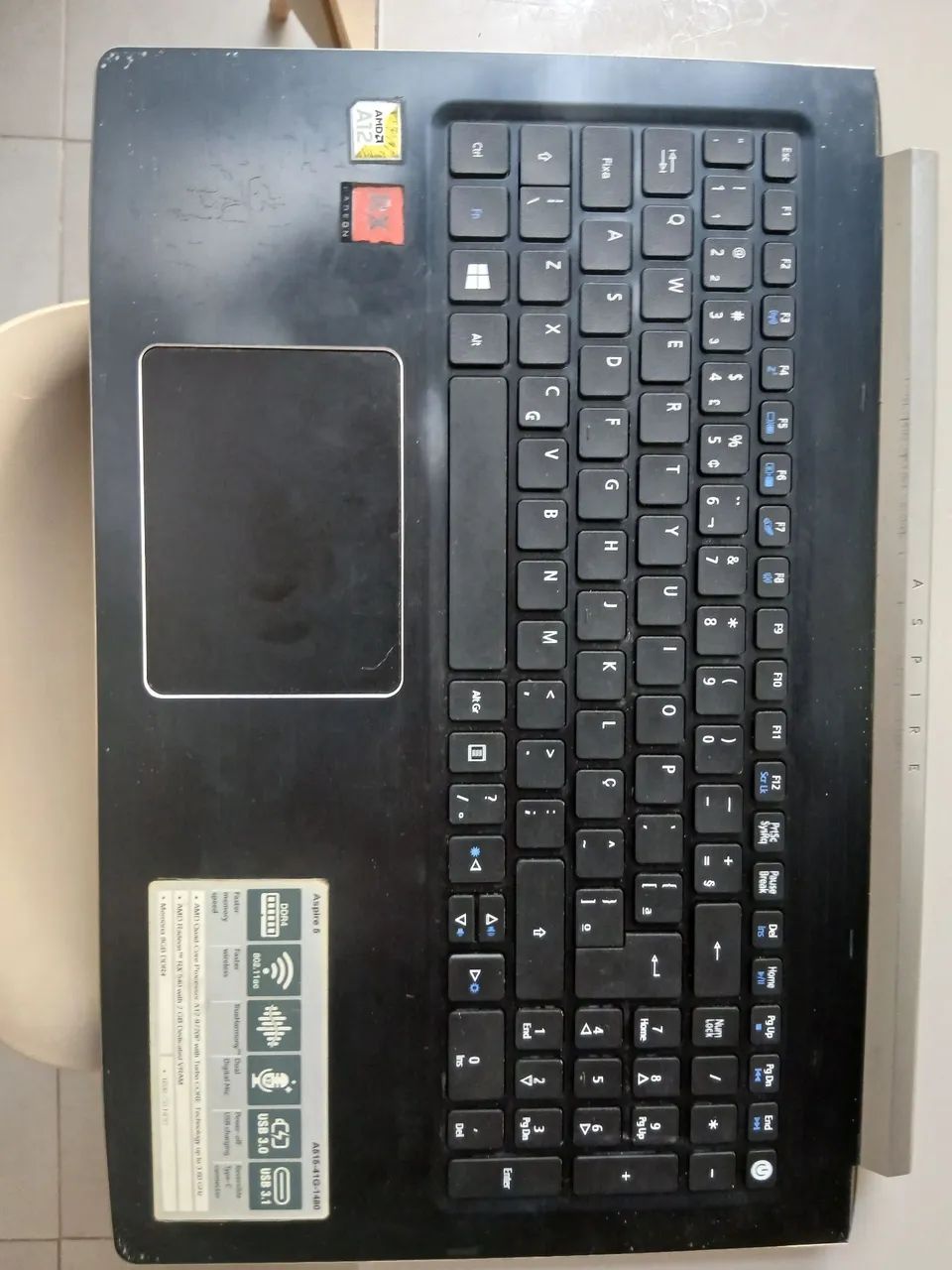 Placa com Carcaça acer a315
